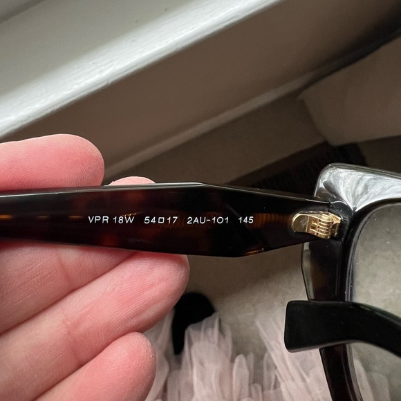 Prada Women's Brown Cat-Eye Glasses - Picture 4 of 6